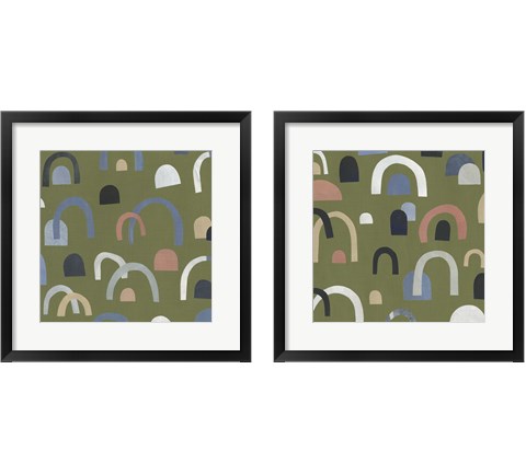 Over the Rainbow 2 Piece Framed Art Print Set by Emma Scarvey