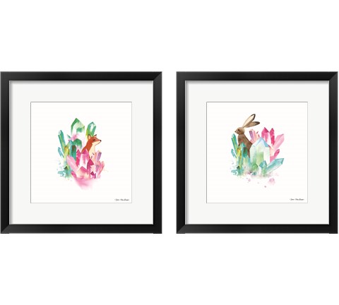 Crystal Forest 2 Piece Framed Art Print Set by Seven Trees Design