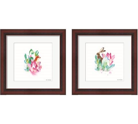 Crystal Forest 2 Piece Framed Art Print Set by Seven Trees Design