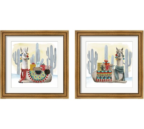 Boho Christmas 2 Piece Framed Art Print Set by Grace Popp