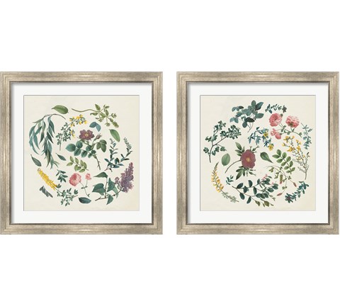 Victorian Garden 2 Piece Framed Art Print Set by Wild Apple Portfolio