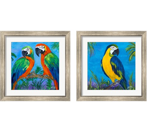 Island Birds 2 Piece Framed Art Print Set by Julie DeRice