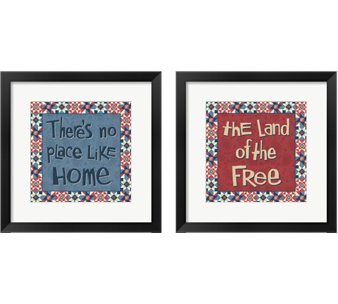 American Country 2 Piece Framed Art Print Set by Anne Tavoletti