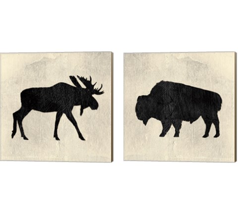 Neutral Lodge 2 Piece Canvas Print Set by James Wiens