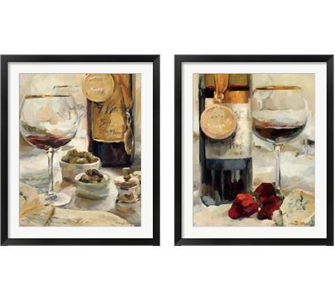 Award Winning Wine 2 Piece Framed Art Print Set by Marilyn Hageman