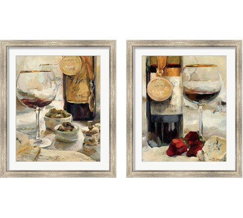 Award Winning Wine 2 Piece Framed Art Print Set by Marilyn Hageman