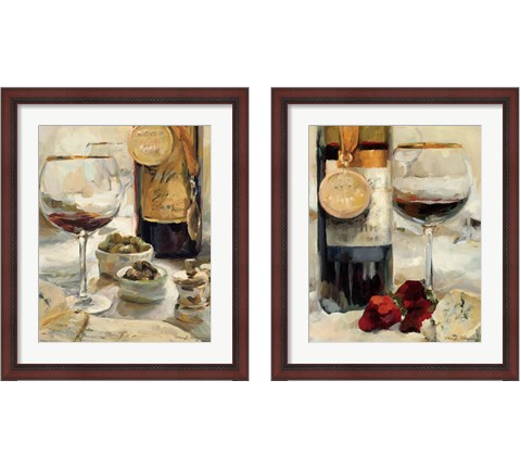 Award Winning Wine 2 Piece Framed Art Print Set by Marilyn Hageman