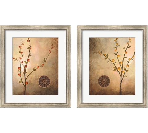 Fall Stems in the Light and Warmth 2 Piece Framed Art Print Set by Michael Marcon