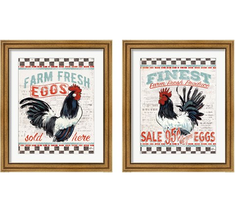 Morning News 2 Piece Framed Art Print Set by Janelle Penner