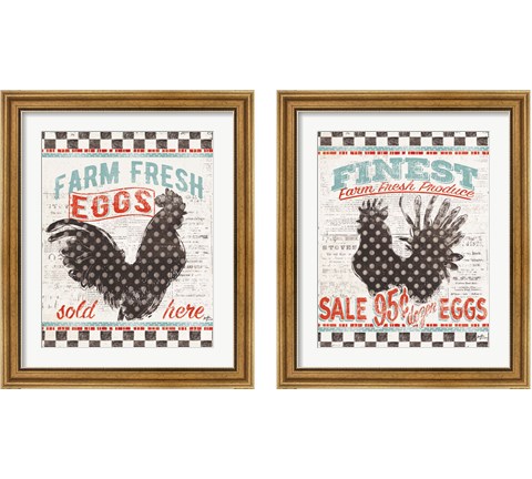 Morning News 2 Piece Framed Art Print Set by Janelle Penner