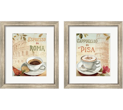 Cafe in Europe 2 Piece Framed Art Print Set by Lisa Audit