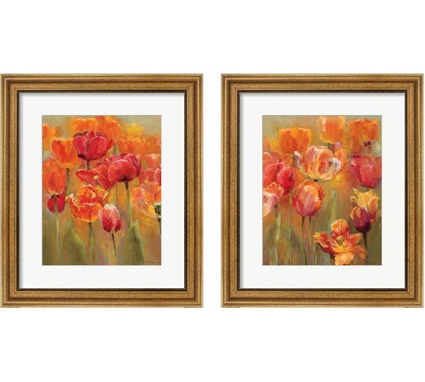 Tulips in the Midst 2 Piece Framed Art Print Set by Marilyn Hageman