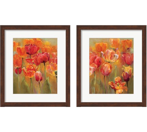 Tulips in the Midst 2 Piece Framed Art Print Set by Marilyn Hageman