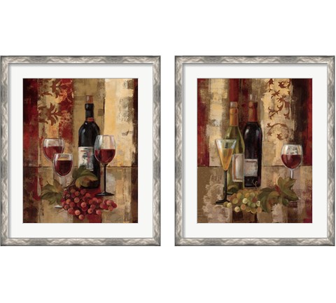 Graffiti and Wine 2 Piece Framed Art Print Set by Silvia Vassileva