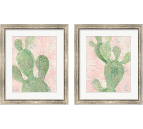 Cactus Panel 2 Piece Framed Art Print Set by Albena Hristova