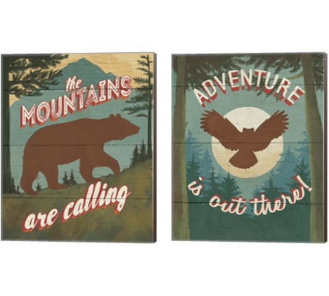 Discover the Wild 2 Piece Canvas Print Set by Janelle Penner