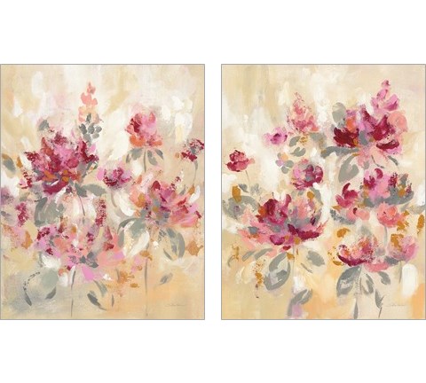 Floral Reflections 2 Piece Art Print Set by Silvia Vassileva