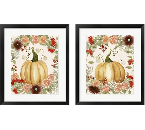 Red Autumn 2 Piece Framed Art Print Set by Grace Popp