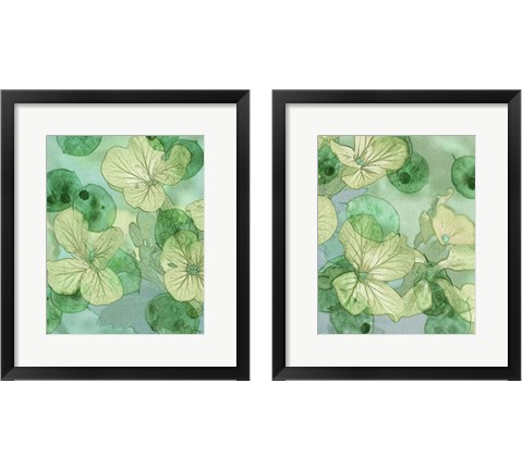 Mint Progeny 2 Piece Framed Art Print Set by Sharon Chandler