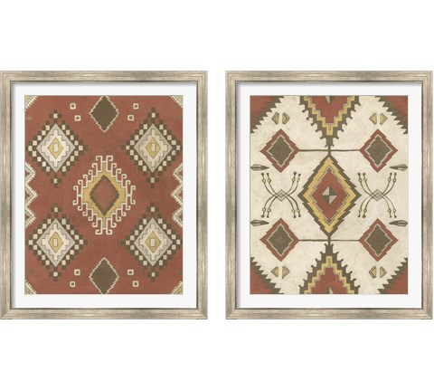 Non-Embellished Native Design 2 Piece Framed Art Print Set by Megan Meagher