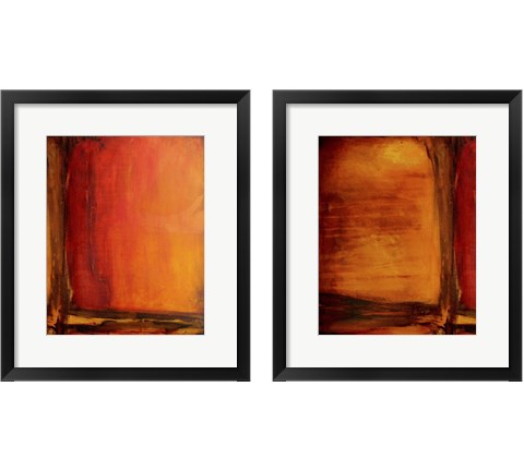 Red Dawn 2 Piece Framed Art Print Set by Erin Ashley