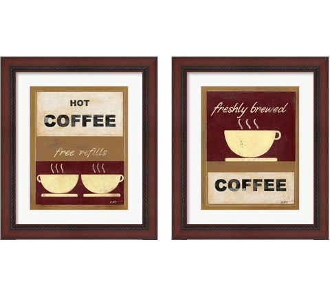 Hot Coffee 2 Piece Framed Art Print Set by Norman Wyatt Jr.