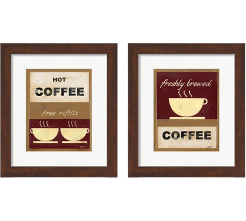 Hot Coffee 2 Piece Framed Art Print Set by Norman Wyatt Jr.