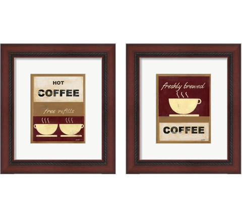 Hot Coffee 2 Piece Framed Art Print Set by Norman Wyatt Jr.