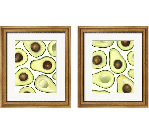 Avocado Arrangement 2 Piece Framed Art Print Set by Victoria Borges