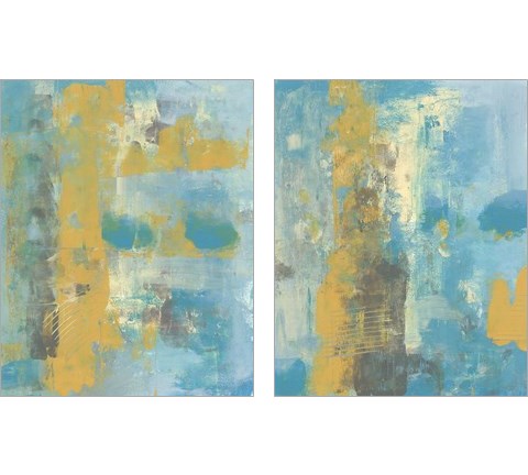 Caribbean Sea 2 Piece Art Print Set by Regina Moore