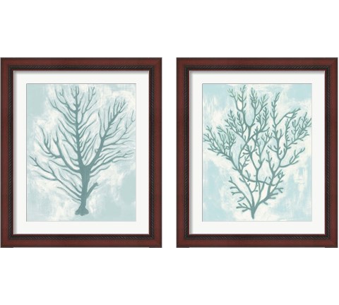 Living Teal 2 Piece Framed Art Print Set by Grace Popp