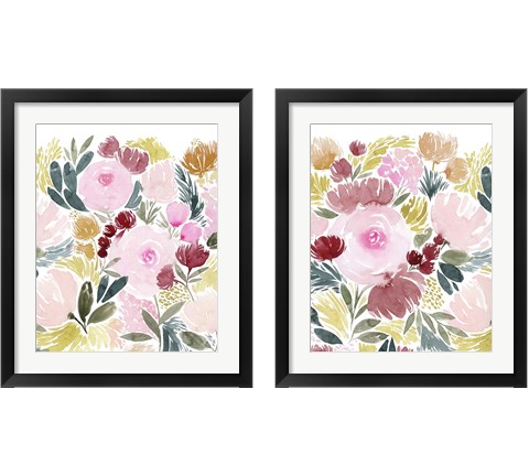 Rose Rays 2 Piece Framed Art Print Set by Grace Popp