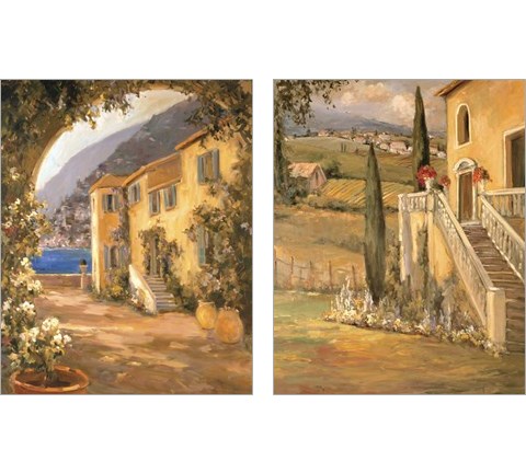 Scenic Italy  2 Piece Art Print Set by Allayn Stevens