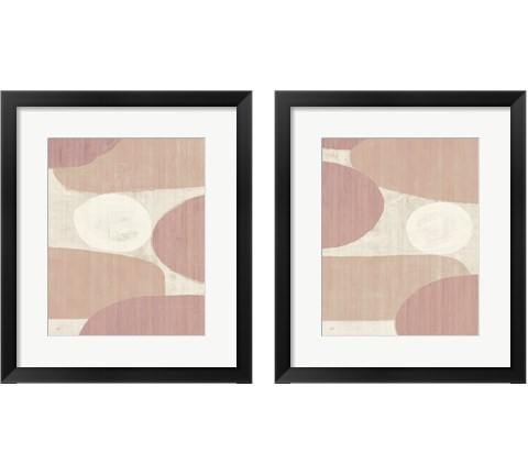 Costa del Sol Blush 2 Piece Framed Art Print Set by Michael Mullan