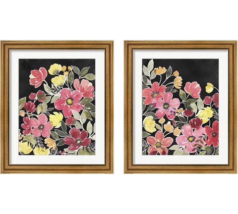 Night Flora 2 Piece Framed Art Print Set by Grace Popp