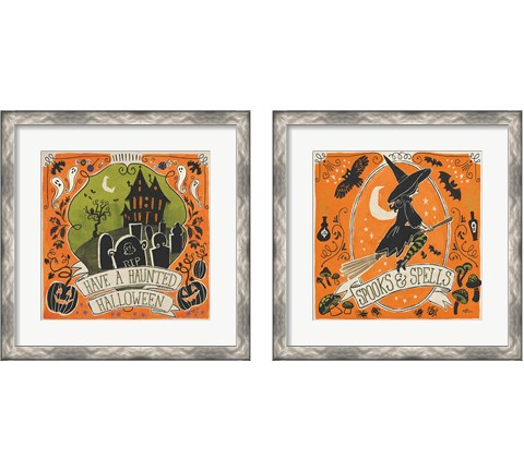 Stay Creepy 2 Piece Framed Art Print Set by Janelle Penner