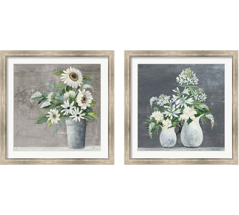 Late Summer Bouquet 2 Piece Framed Art Print Set by Julia Purinton