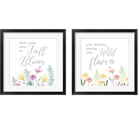 Full Bloom 2 Piece Framed Art Print Set by Hartworks