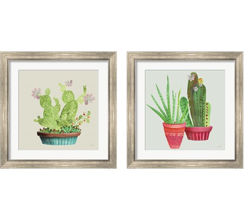 Succulent Symphony 2 Piece Framed Art Print Set by Marie-Elaine Cusson