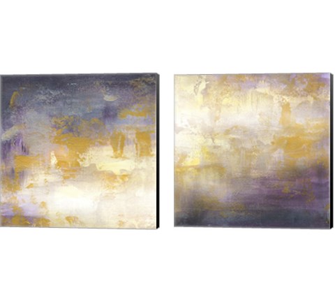 Sunrise Abstract 2 Piece Canvas Print Set by Tre Sorelle Studios