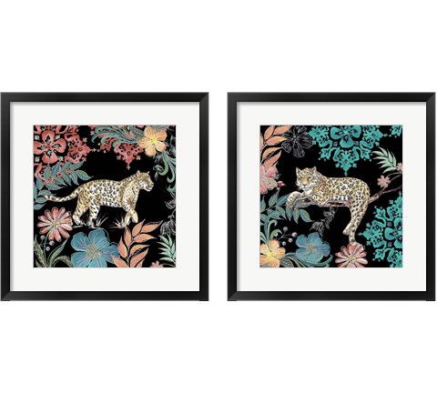 Jungle Exotica Leopard 2 Piece Framed Art Print Set by Tre Sorelle Studios