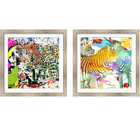 Camouflage  2 Piece Framed Art Print Set by Eric Chestier