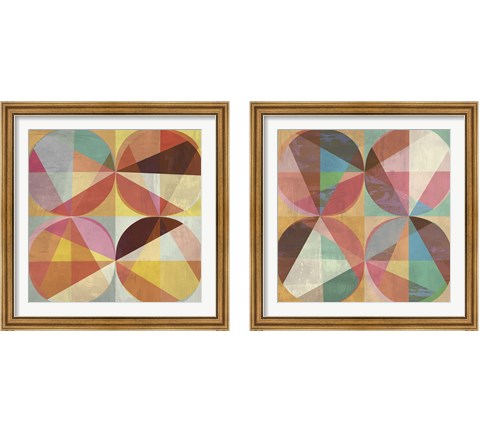 Chromatica  2 Piece Framed Art Print Set by Kaj Rama