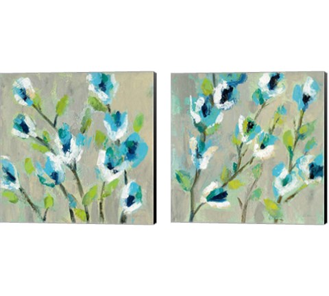 Whimsical Branch 2 Piece Canvas Print Set by Silvia Vassileva