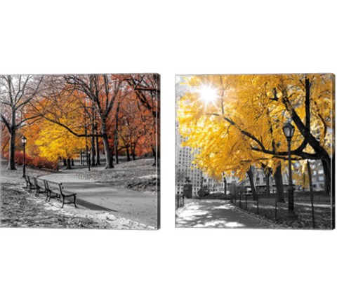 Park Pretty 2 Piece Canvas Print Set by Assaf Frank