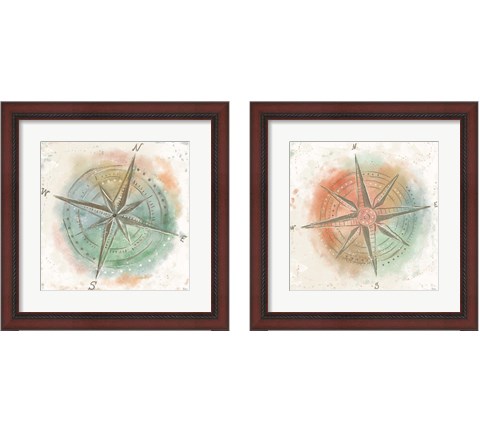 Explore the World 2 Piece Framed Art Print Set by Veronique Charron