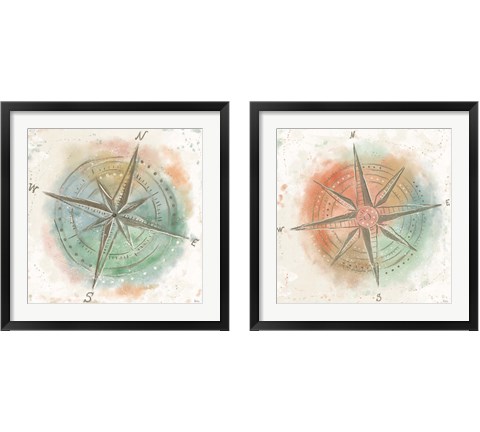 Explore the World 2 Piece Framed Art Print Set by Veronique Charron