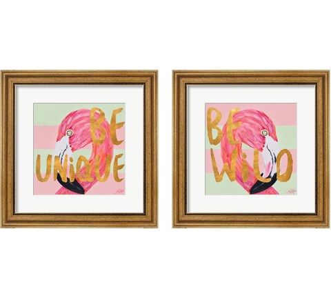 Be Wild and Unique 2 Piece Framed Art Print Set by Julie DeRice