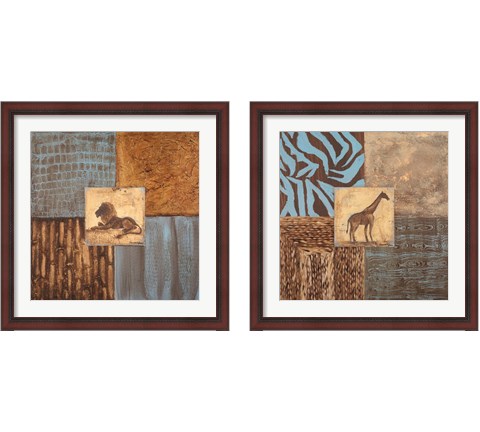 Textures of Africa 2 Piece Framed Art Print Set by Hakimipour - Ritter