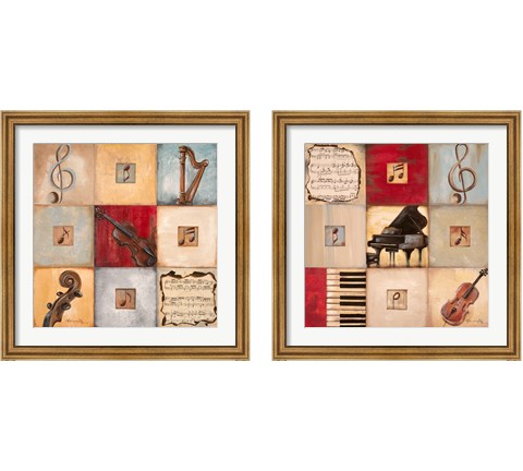 Feel the Music 2 Piece Framed Art Print Set by Hakimipour - Ritter